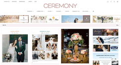 Desktop Screenshot of ceremonymagazine.com